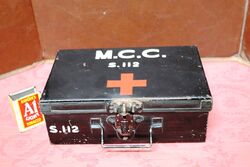 Vintage MCC Metal First Aid Kit with Contents