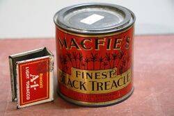 Vintage Macfieand39s Finest Black Treacle Tin
