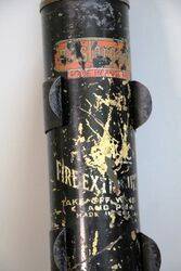 Vintage Masterpiece Fire Extinguisher and Bracket 