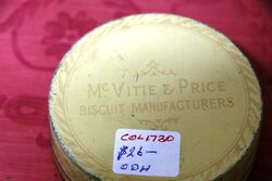 Vintage McVitie and Price Biscuits Edinburgh Pictorial Pot and Lid 