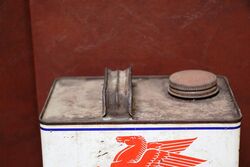 Vintage MobilLaurel Home Kerosene 1 gal Tin