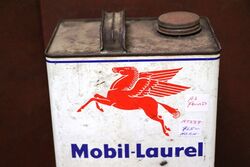 Vintage MobilLaurel Home Kerosene 1 gal Tin