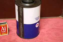 Vintage Mobil HD SAE 8090 I litre Gear Oil Tin