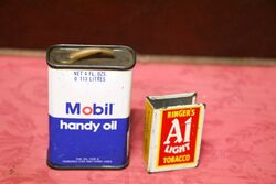 Vintage Mobil Handy Oil 4oz Oiler.