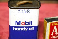 Vintage Mobil Handy Oil 4oz Oiler