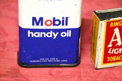 Vintage Mobil Handy Oil 4oz Oiler