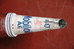 Vintage Mobiloil AF 40 Tin Top on One Quart Bottle