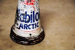 Vintage Mobiloil Arctic 20 Tin Top