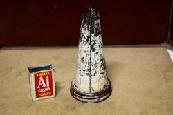 Vintage Mobiloil Arctic 20 Tin Top