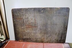 Vintage Mobiloil Carbon Dispensing Oil Enamel Sign 