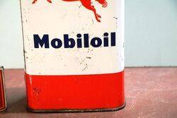 Vintage Mobiloil Pegasus One Quart Oil Tin