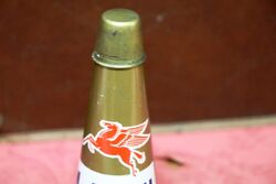 Vintage Mobiloil Special Gold Tin Top and Dust Cap