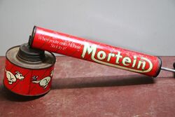 Vintage Mortein Pest Pictorial Tin Sprayer