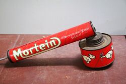 Vintage Mortein Pest Pictorial Tin Sprayer