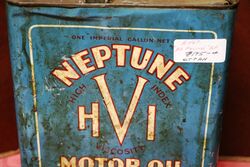 Vintage Neptune HVI Motor Oil SAE 60 1gal Tin