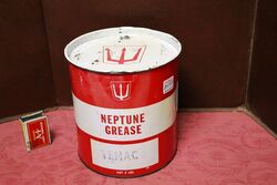 Vintage Neptune Tenac 5lb Grease Tin