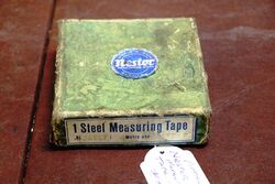 Vintage Nestor Steel Measuring Tape.