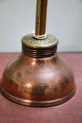 Vintage Neverdrop Copper and Brass Oiler