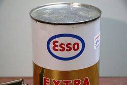 Vintage New Old Stock Esso Extra 1 litre Motor Oil Tin