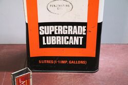 Vintage Newton Super Lubricant Penetrating Oil 11 imp gal Tin