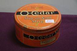 Vintage OCedar Polish Mop Tin 