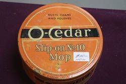 Vintage OCedar Polish Mop Tin 