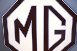 Vintage Octagonal MG Double Sided Alloy Sign 