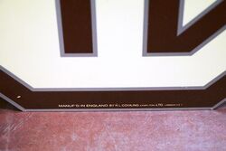 Vintage Octagonal MG Double Sided Alloy Sign 