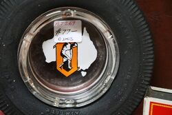 Vintage Olympic Tyre Ashtray