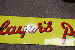 Vintage Original Players Please Enamel Advertising Sign 