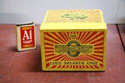 Vintage Ormond Loud Speaker Unit Box 