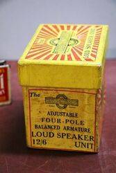 Vintage Ormond Loud Speaker Unit Box 