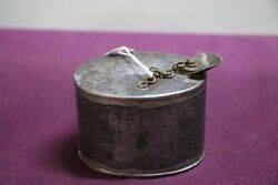Vintage Oval Oil Can 