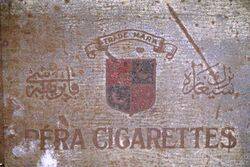 Vintage PERA 100 Cigarettes Tin