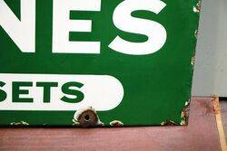 Vintage PETTER Engines Enamel Adv Sign 