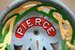 Vintage PIERCE Cast Iron TractorImplement Seat