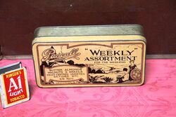 Vintage Pascall Weekly Assortment 1/2lb Tin.