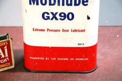Vintage Pegasus Mobilube GX90 1 quart Oil Tin