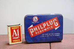 Vintage Philplug Screwfix Tin.