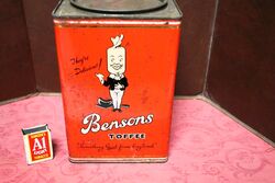 Vintage Pictorial Bensons Toffee Tin