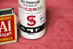 Vintage Plastic Singer Oil AllPurpose Oiler