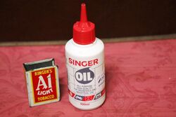 Vintage Plastic Singer Oil AllPurpose Oiler