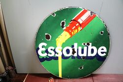 Vintage Players Please Round Enamel Advertising Sign 
