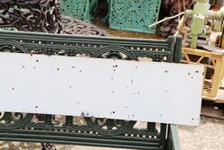 Vintage Post Office Bundella Enamel Sign 