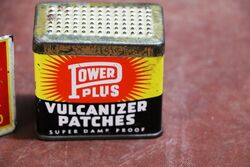 Vintage Power Plus Vulcanizing Patches Tin
