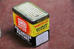 Vintage Power Plus Vulcanizing Patches Tin