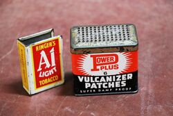 Vintage Power Plus Vulcanizing Patches Tin