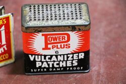 Vintage Power Plus Vulcanizing Patches Tin