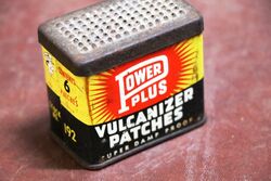 Vintage Power Plus Vulcanizing Patches Tin Including Contents