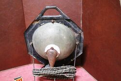 Vintage Pressed Steel Floor Heater Decretive Use Only